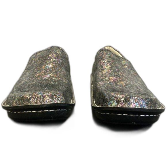 Alegria Black Multi Metallic Brook Tranquil Clogs - Size 38 - Picture 3 of 6
